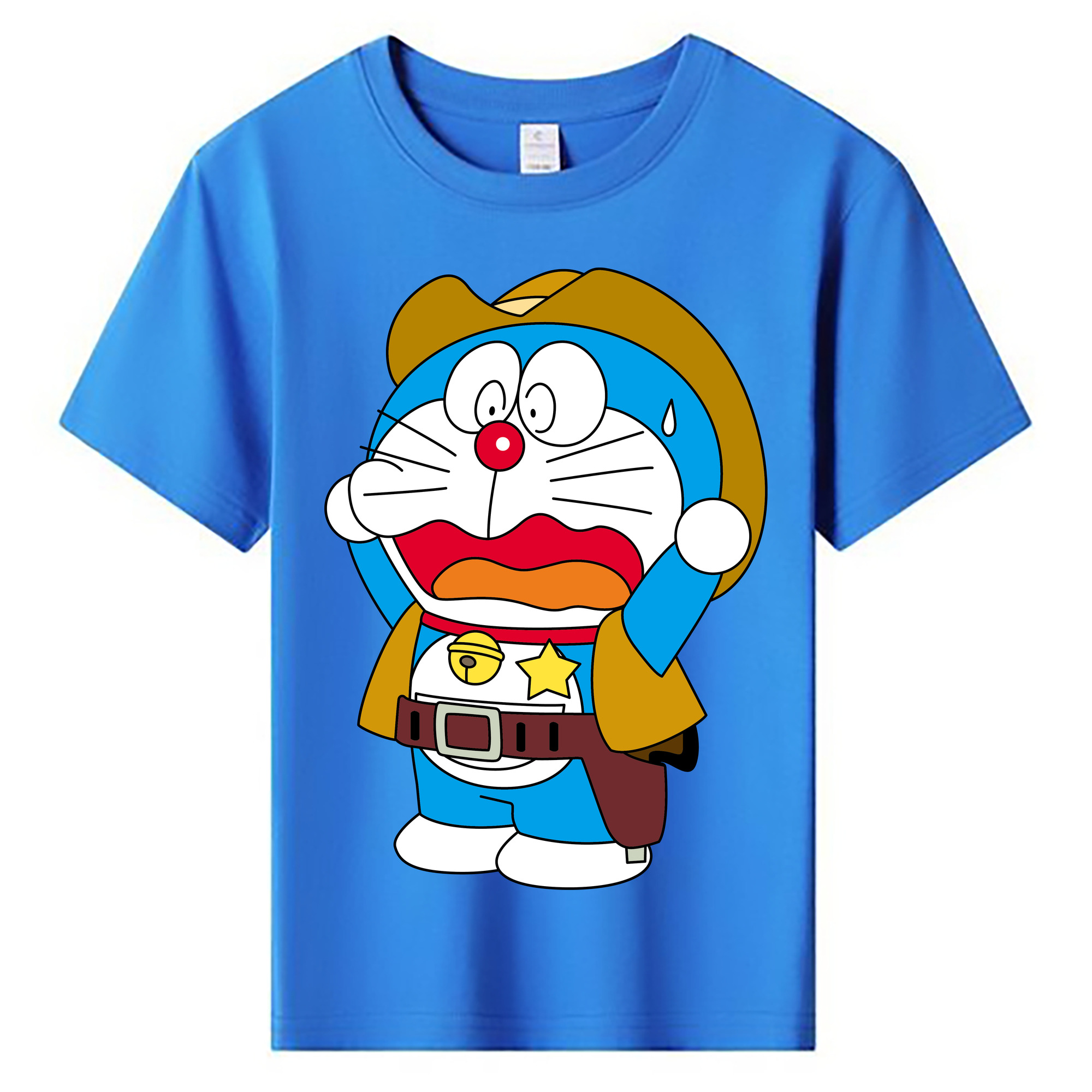 （画像用） ドラえもん Doraemon 綿100％キッズTシャツ（フロントプリント）